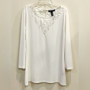 Lauren Ralph Lauren Knit Tunic Blouse Top